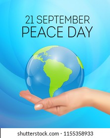 Internationnal Peace Day concept. Vector Illustration EPS10