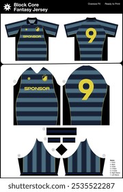 Internazionale Fantasy Sublime Jersey with Bloke Core Oversize Fit