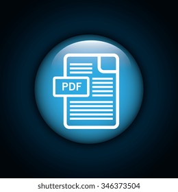 Interner download round icon design, vector illustration graphic