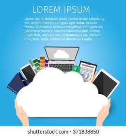 internet of Abstract computer network