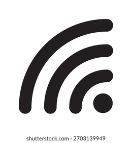 Icono de acceso a Internet. Ilustración vectorial aislada