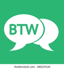 internet acronym chat bubble illustration