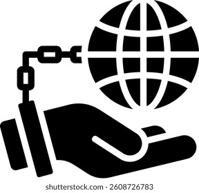 Internet Addiction Icon Glyph Vector Illustration