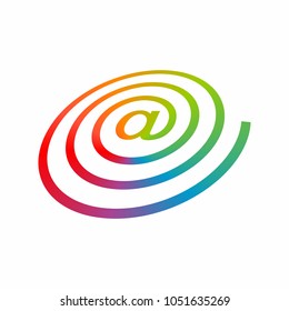 Internet address logo icon