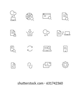 Internet and app icons,Vector