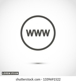 internet arrow icon vector eps 10