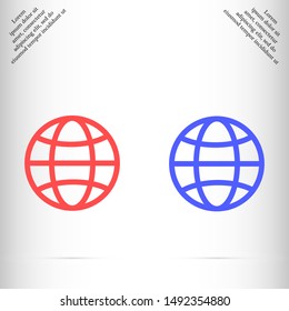 internet arrow icon vector eps 10 , Lorem ipsum flat design
