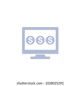 internet banking, electronic payments icon