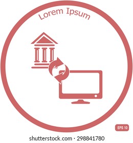 internet banking icon