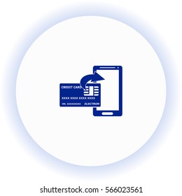 Internet banking  icon. Vector design. 