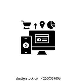 internet banking icon in vector. logotype