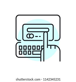 Internet Banking Modern Simple UI Vector Icon