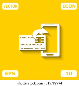 Internet banking vector icon