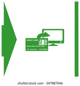 Internet banking vector icon