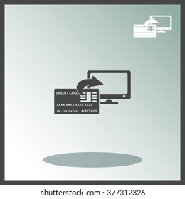 Internet banking vector icon