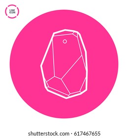 internet beacon and home radar line vector icon 