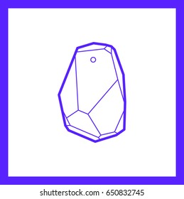 internet beacon and home radar line vector icon 