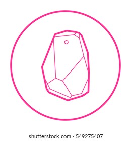 internet beacon isolated minimal icon. home radar graph line vector icon for websites and mobile minimalistic flat design. 