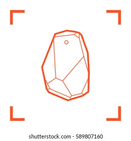 internet beacon isolated minimal icon. home radar graph line vector icon for websites and mobile minimalistic flat design. 