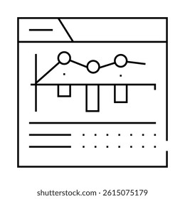 internet betting monitoring infographic line icon vector. internet betting monitoring infographic sign. isolated contour symbol black illustration