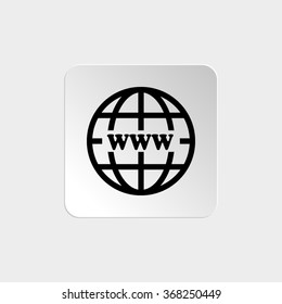 Internet   black vector icon