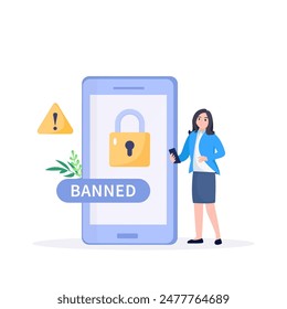Internet blocking symbolic composition with user stopping email harassment with big lock 