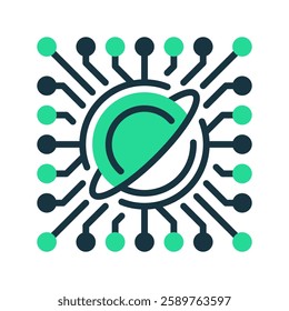 Internet Browser line icon. Universal creative premium symbol. Vector sign icon logo template. Vector illustration