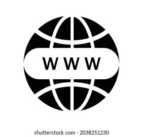 Barra de búsqueda de navegador de Internet con el botón de flecha del ratón y el globo