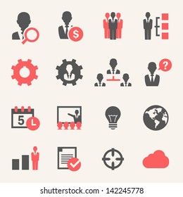 Internet Business. Icon set