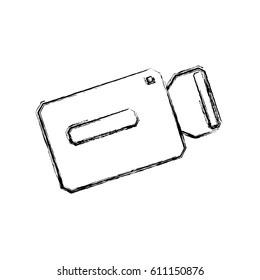 Internet business and media vector icons colorless