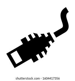 internet cable icon isolated sign symbol vector illustration - Collection of high quality black style vector icons
