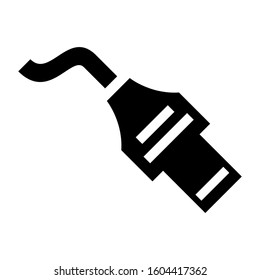 internet cable icon isolated sign symbol vector illustration - Collection of high quality black style vector icons
