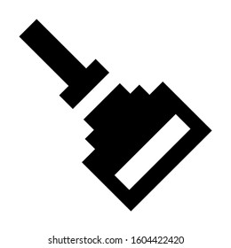 internet cable icon isolated sign symbol vector illustration - Collection of high quality black style vector icons
