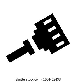 internet cable icon isolated sign symbol vector illustration - Collection of high quality black style vector icons

