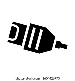 internet cable icon isolated sign symbol vector illustration - Collection of high quality black style vector icons
