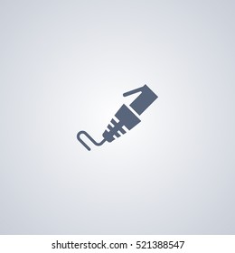 Internet Cable Icon, Patch Cord Icon