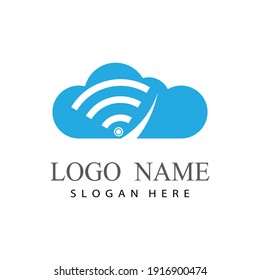 internet cable logo  and symbol design vector