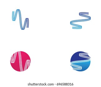 Internet cable logo and symbols