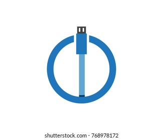 internet cable logo  and symbols