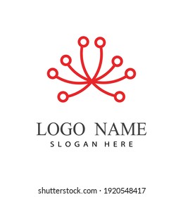 internet cable logo  and symbols vector