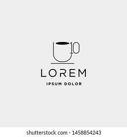 Internet Cafe Logo Design Vector Binary Code Icon