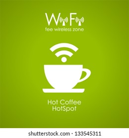 Internet cafe poster design, vector illustration