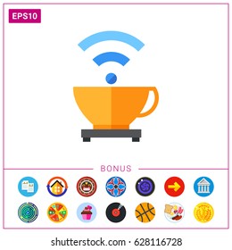 Internet Cafe Vector Icon