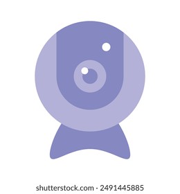 Internet camera, webcam icon design in modern style