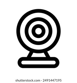 Internet camera, webcam icon design in modern style