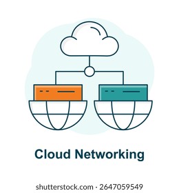 Internet Cloud Icon, Cloud System Structure, Global Networking, Data Server, Online Technology, Cloud Hosting, Cloud Web Services, Infraestrutura digital