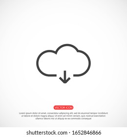 internet Cloud line vector internet cloud icon line for viewing vector icon weather line inetrenet cloud linear line vector icon inetrenet
