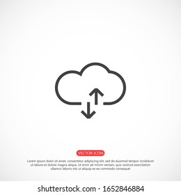 internet Cloud line vector internet cloud icon line for viewing vector icon weather line inetrenet cloud linear line vector icon inetrenet
