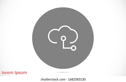 internet Cloud line vector internet cloud icon line for viewing vector icon weather line inetrenet cloud linear line vector icon inetrenet