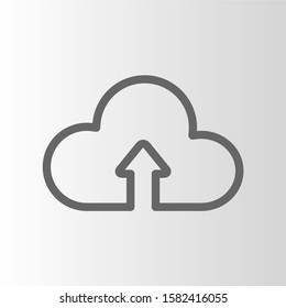 internet Cloud line vector interne 